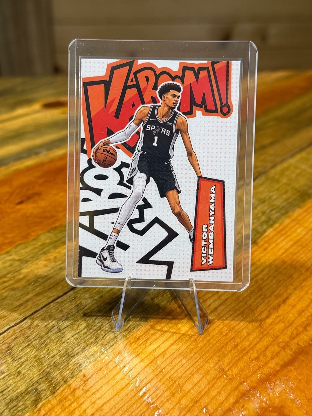 Victor Wembanyama San Antonio Spurs Kaboom! Custom Basketball Card